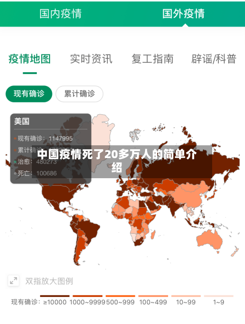 中国疫情死了20多万人的简单介绍