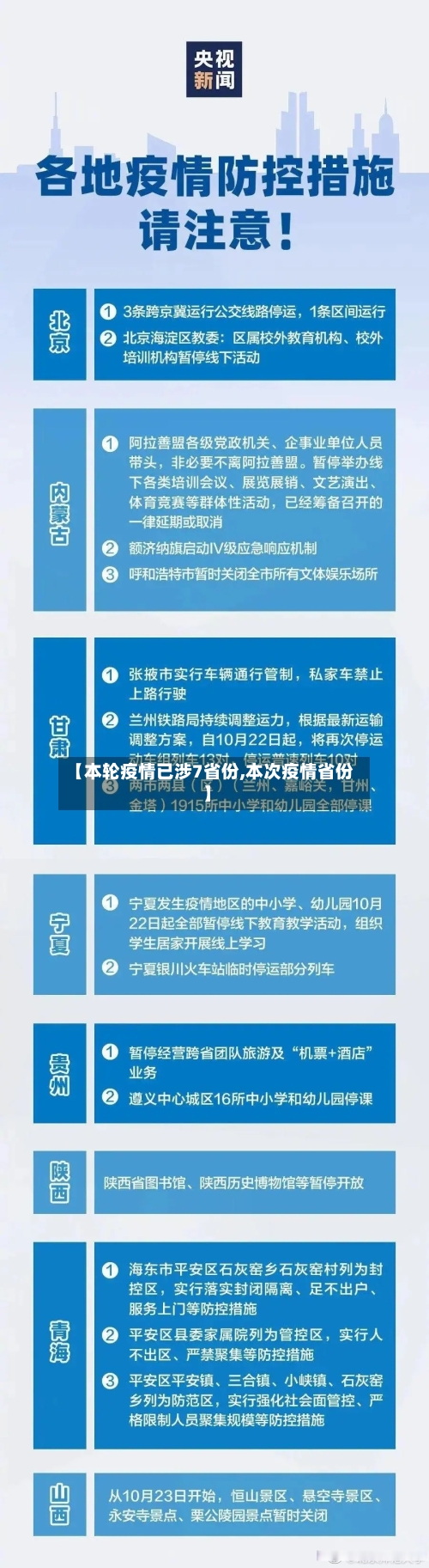 【本轮疫情已涉7省份,本次疫情省份】