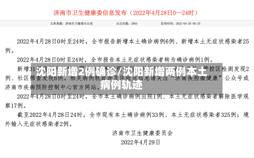 沈阳新增2例确诊/沈阳新增两例本土病例轨迹
