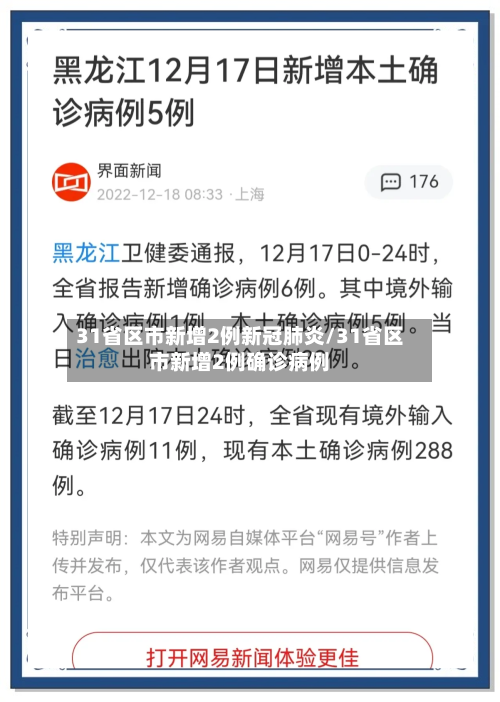 31省区市新增2例新冠肺炎/31省区市新增2例确诊病例-第2张图片